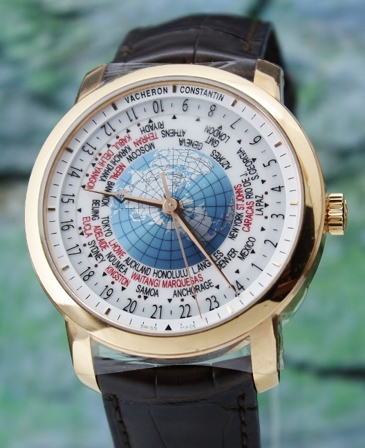 (image for) Unworn Vacheron Constantin Patrimony 18K Rose Gold World Time / 86060/00R-9640